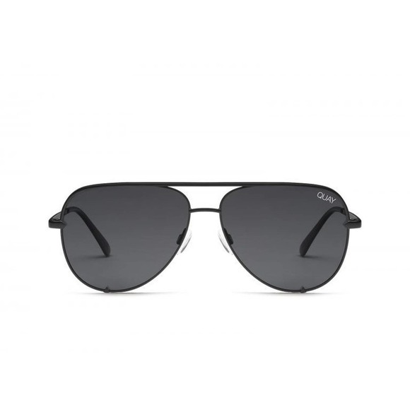 Quay Australia High Key Micro Polarized Sunglasses Black Smoke - Picture 1 of 11